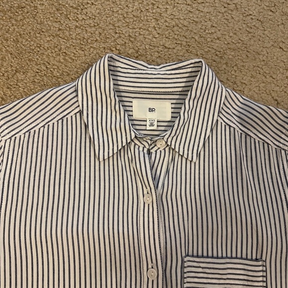 BP. striped bell sleeve blouse - Picture 9 of 11